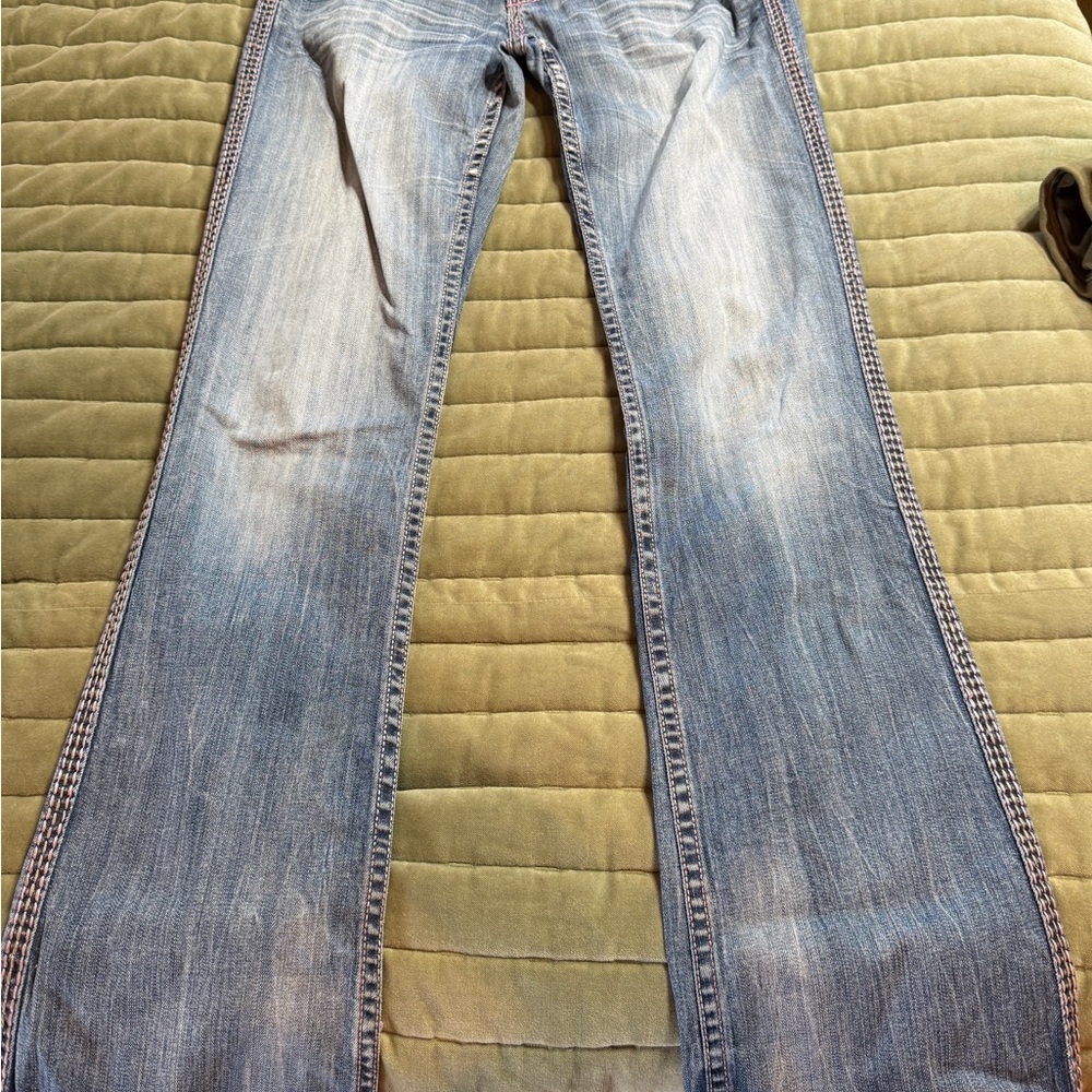 Cowgirl Tuff Blue Denim Jeans